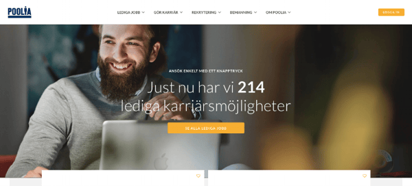 Lättare att söka jobb med nya poolia.se