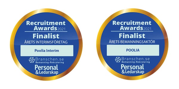 Finalister i årets Recruitment Awards!